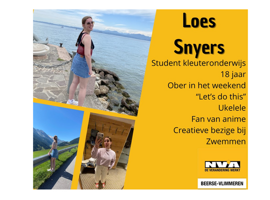 Maak kennis met Loes Snyers Maak kennis met Loes Snyers